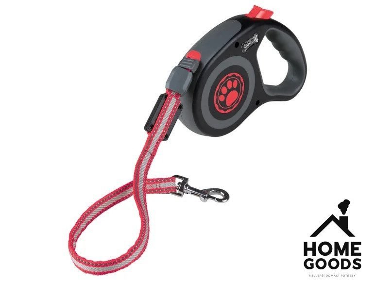 zoofari® Samonavíjecí vodítko s LED světlem