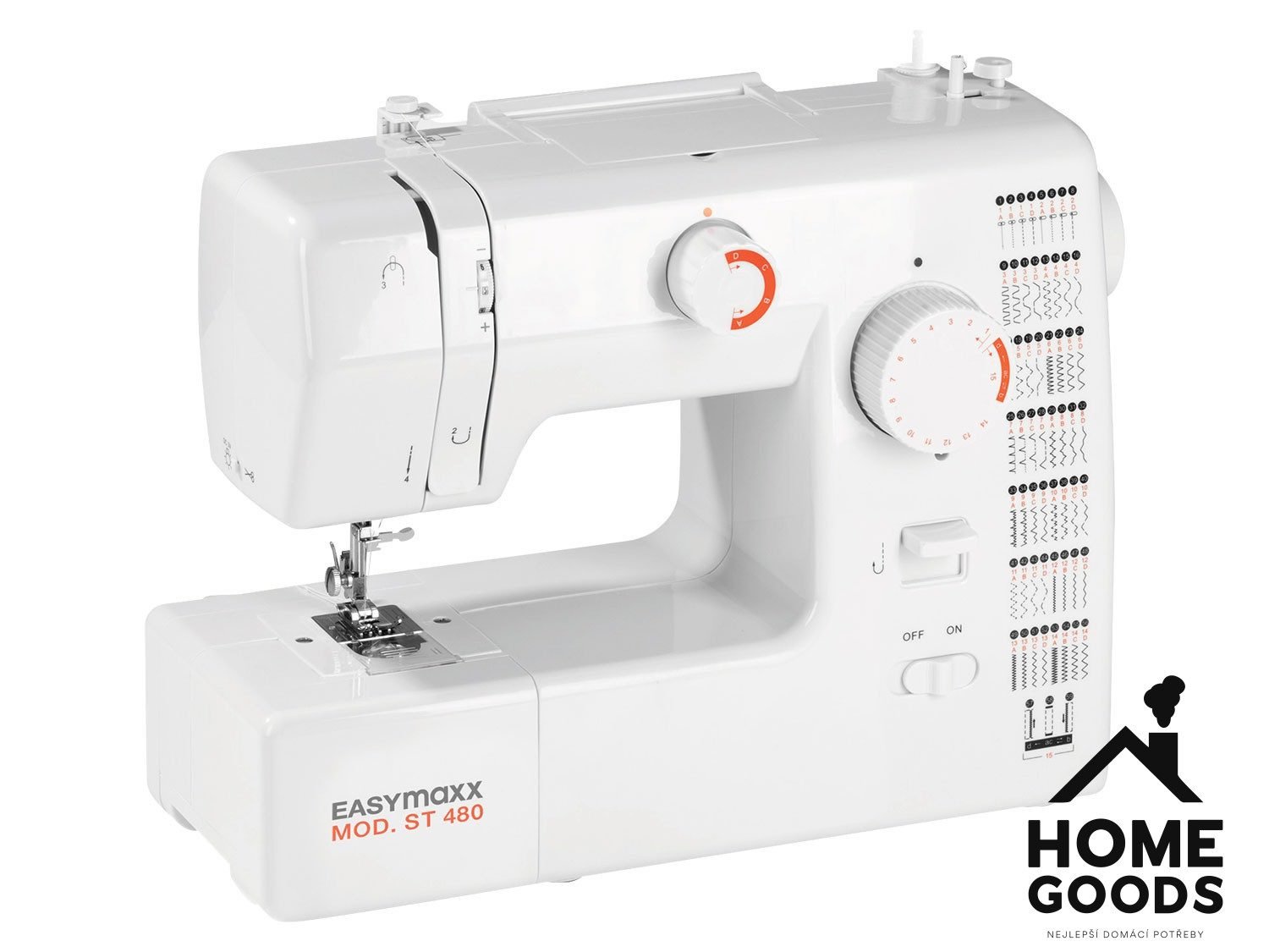 EASYmaxx Elektrický šicí stroj Mod. ST 480