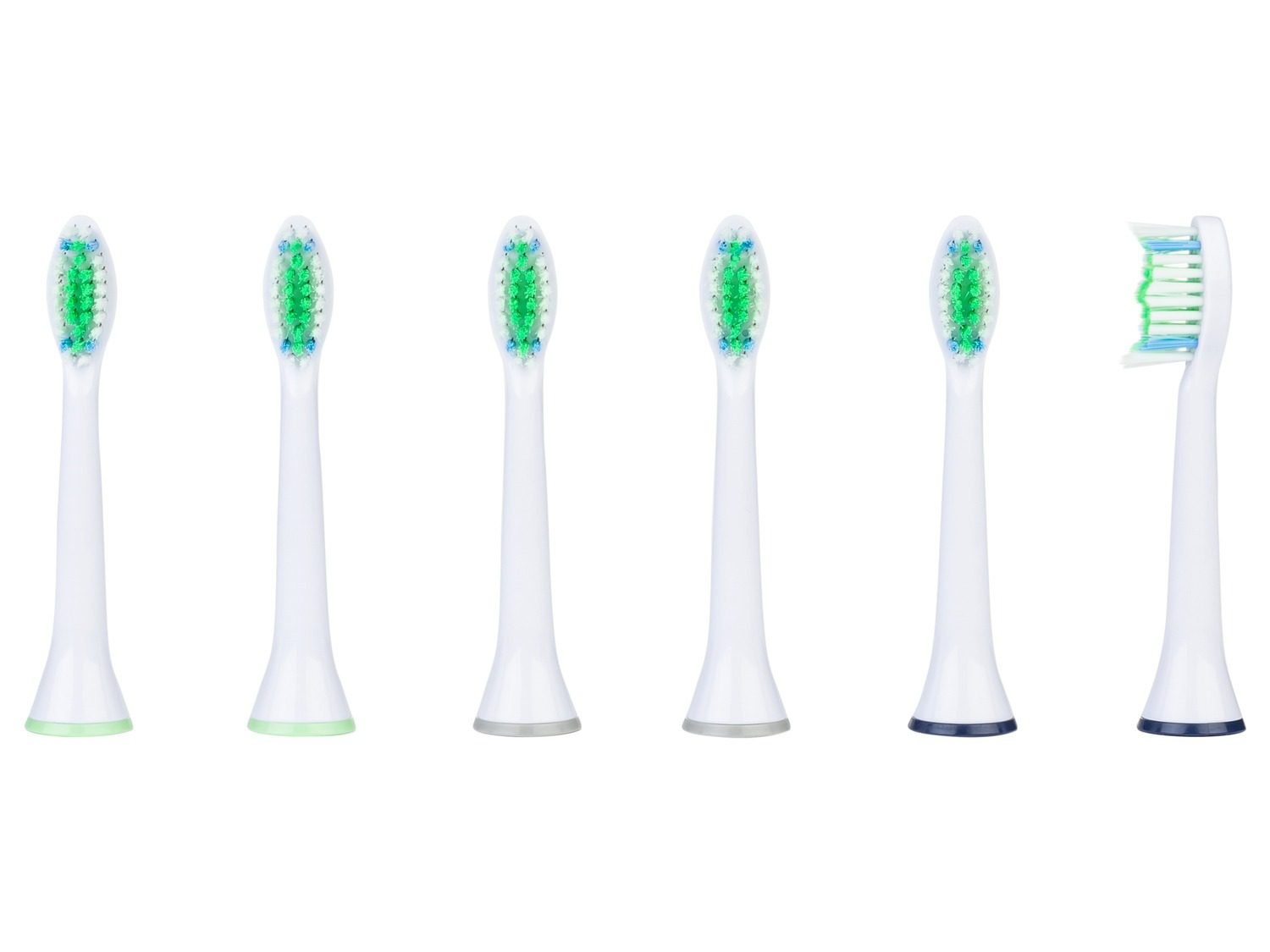 nevadent Náhradní hlavice pro zubní kartáčky, 6 kusů