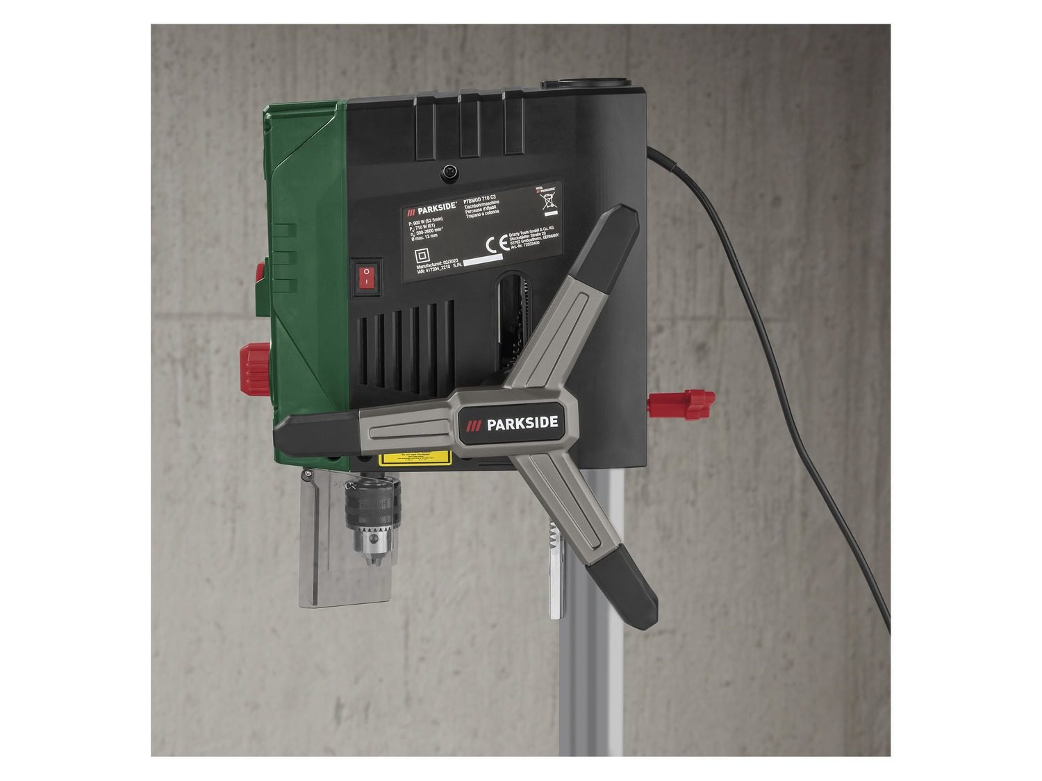 PARKSIDE® Stolní vrtačka s elektronickou regulací otáček PTBMOD 710 C3 - Obrázek 10