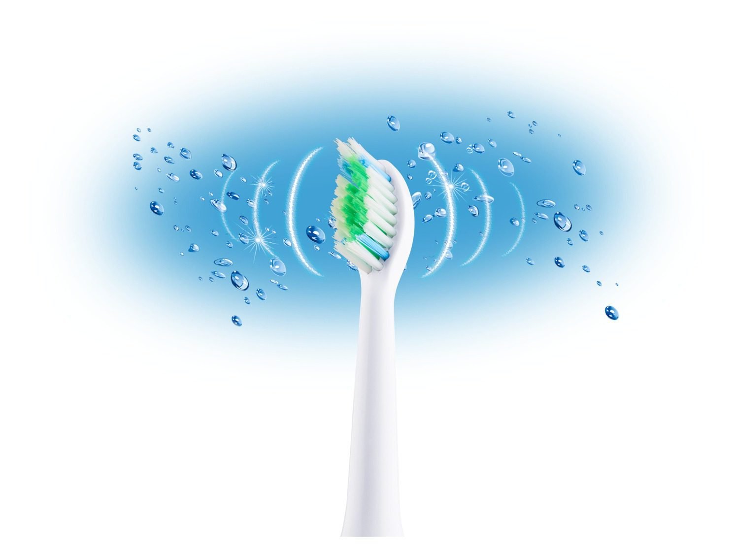 nevadent Náhradní hlavice pro zubní kartáčky, 6 kusů - Obrázek 2