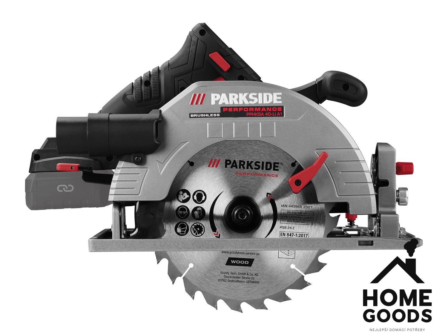 Aku ruční okružní pila PPHKSA 40-Li A1 – bez akumulátoru a nabíječky - Obrázek 7