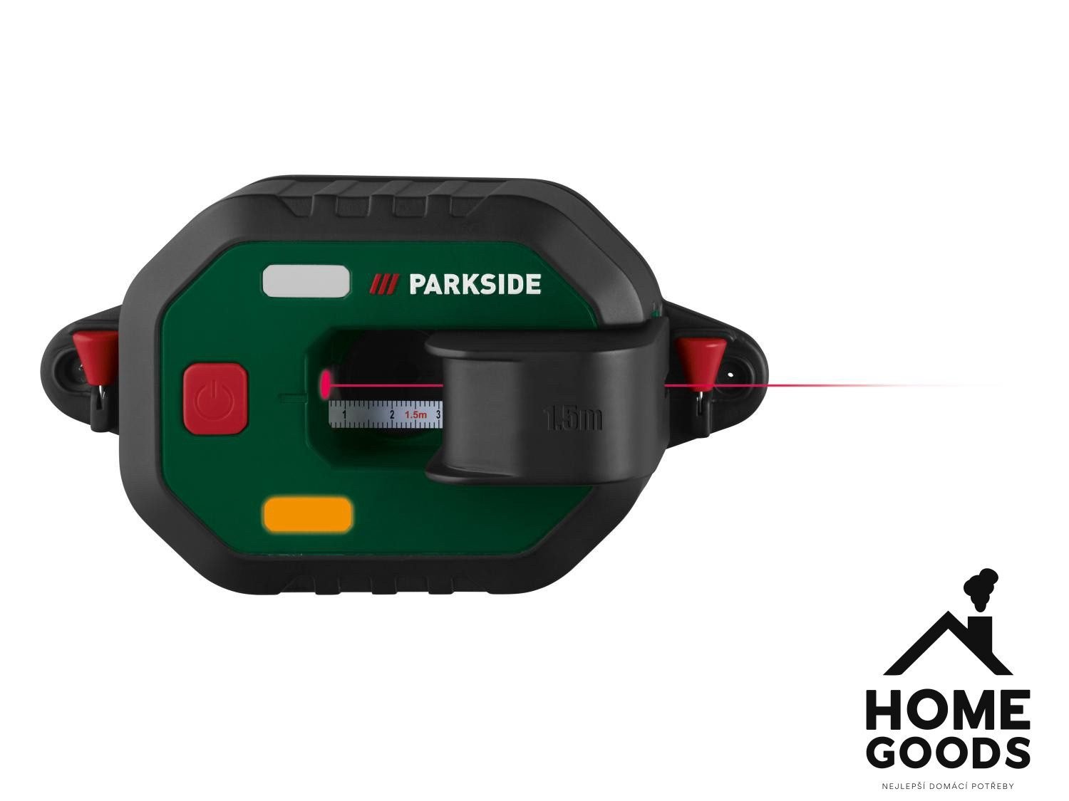 Parkside Laserová vodováha s měřicím pásmem PLLM 10 A1