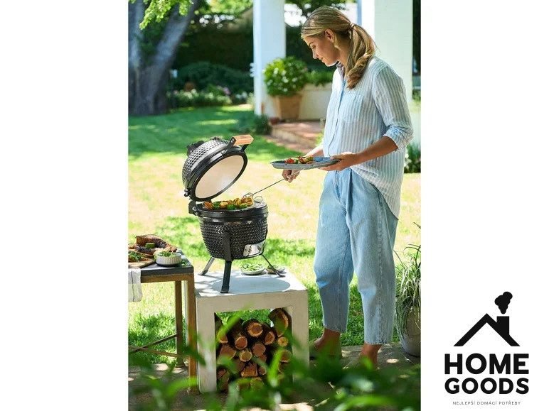 Grillmeister Keramický gril na dřevěné uhlí, Ø 26,5 cm - Obrázek 3