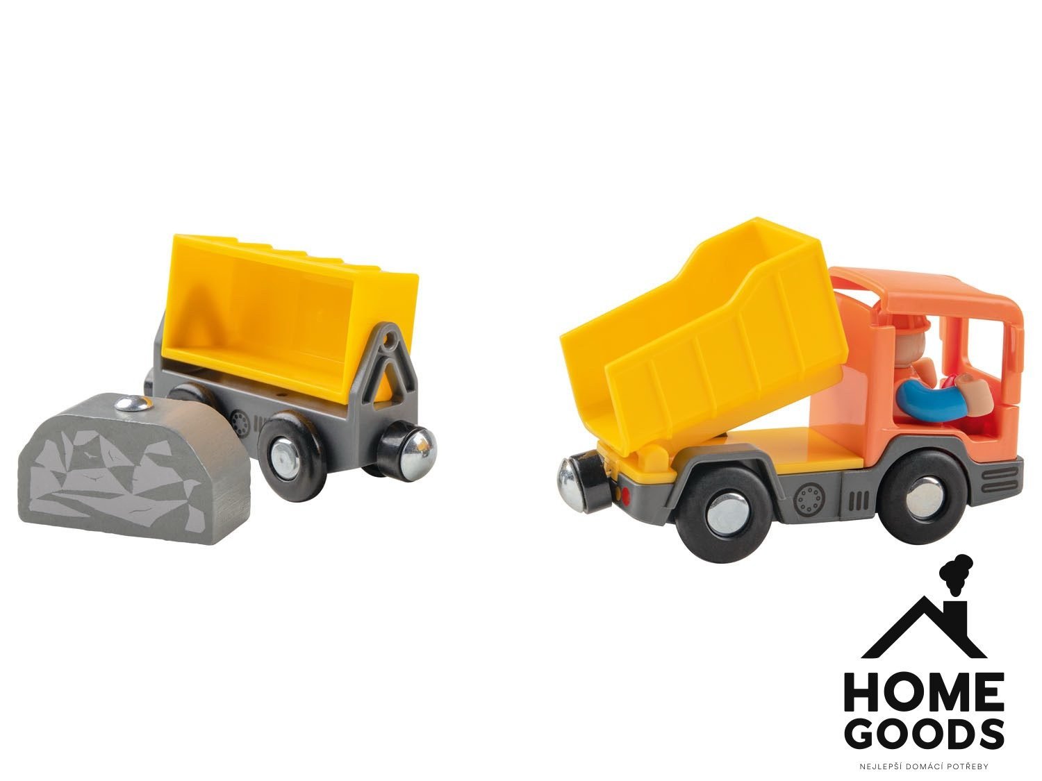 Playtive Dřevěná železnice Staveniště - Obrázek 3