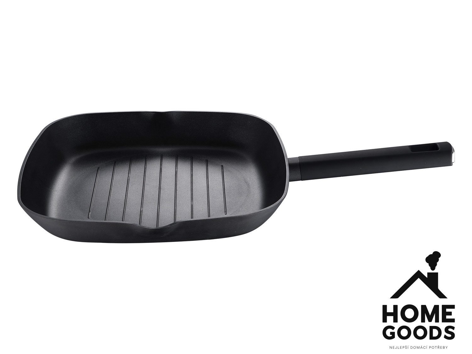 Masterpro Grilovací pánev z kovaného hliníku, Ø 28 cm - Obrázek 3