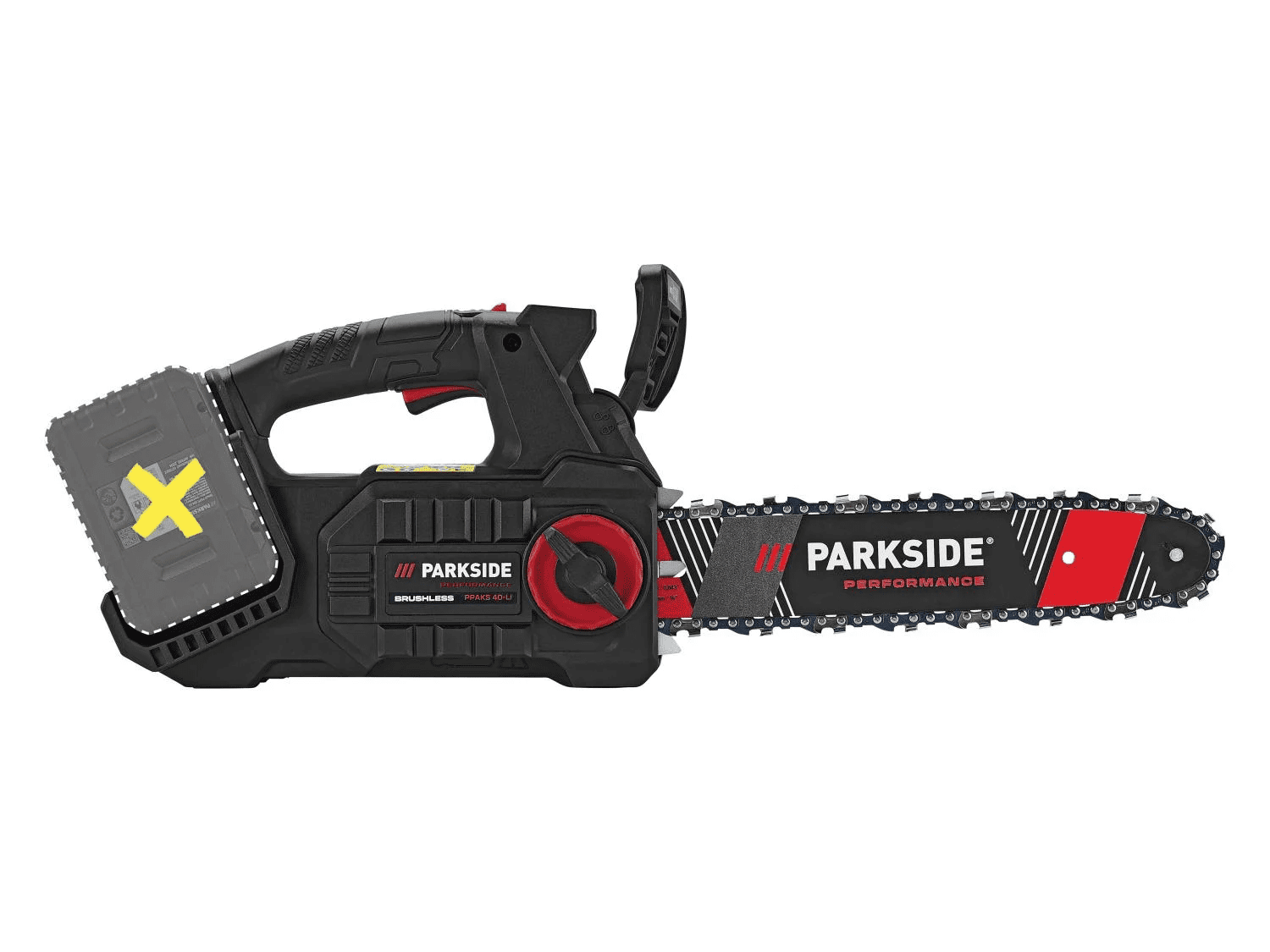 PARKSIDE PERFORMANCE®
Aku prořezávací pila PPAKS 40-Li A1 – bez akumulátoru a nabíječky - Obrázek 6