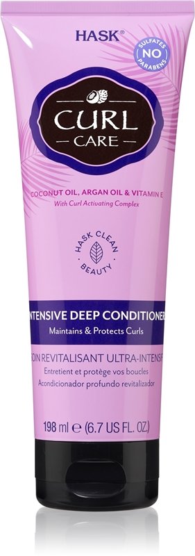 HASK Curl Care intenzivně regenerační kondicionér pro vlnité a kudrnaté vlasy 198 ml