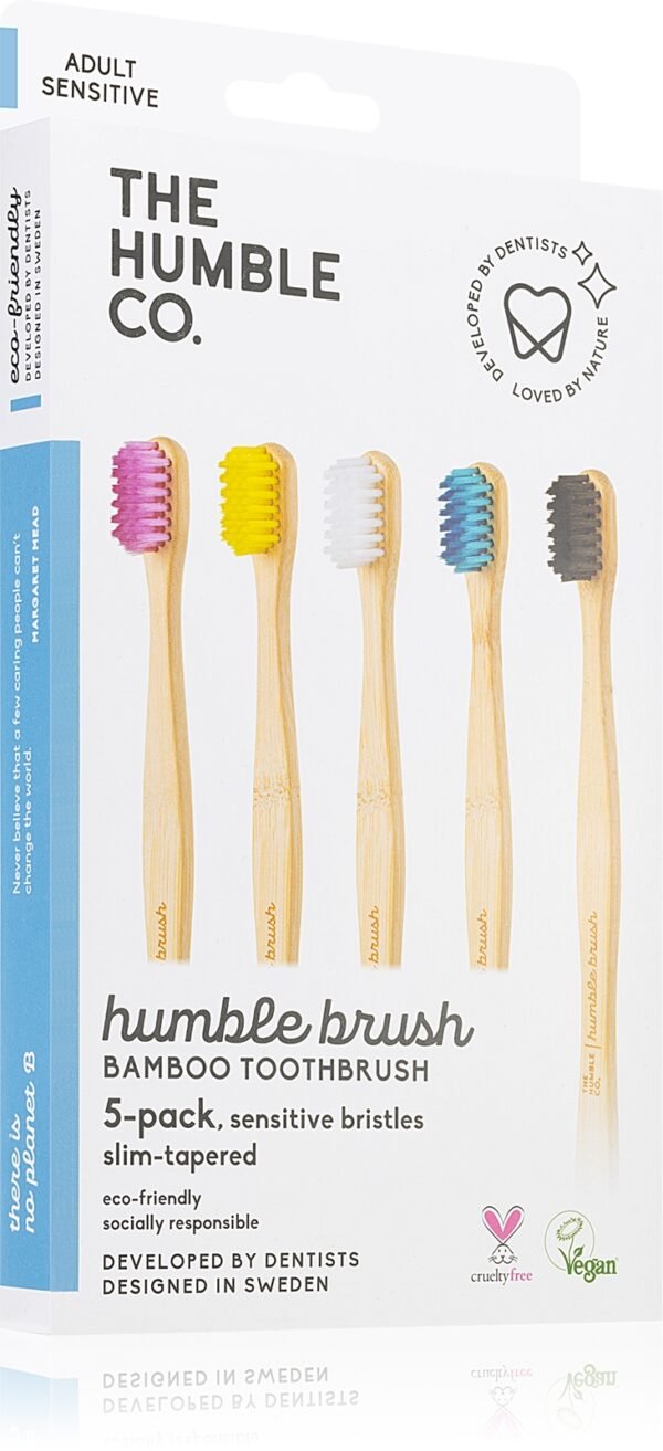 The Humble Co. Brush Adult bambusový zubní kartáček extra soft 5 ks