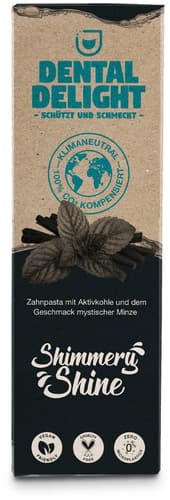 Dental Delight Shimmery Shine Zubní pasta s aktivním uhlím 75 ml