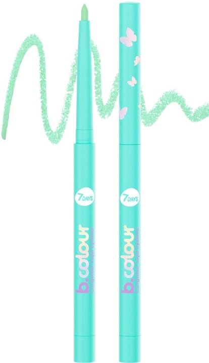 7 Days B.Colour Dlouhotrvající oční linky 02 Mint 0,25 g