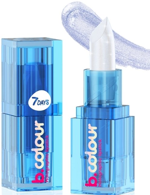 7 Days B.Colour Holografická rtěnka 04 Smurfette 4 g