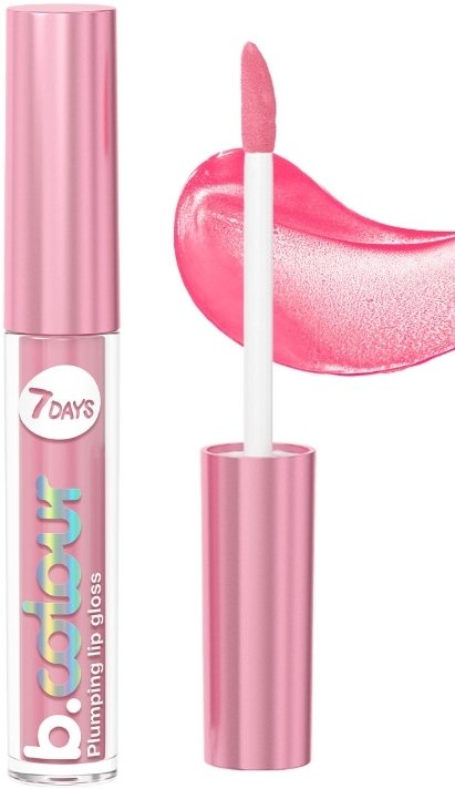 7 Days B.Colour Lesk pro objem rtů 02 Soft Pink 2,5 ml