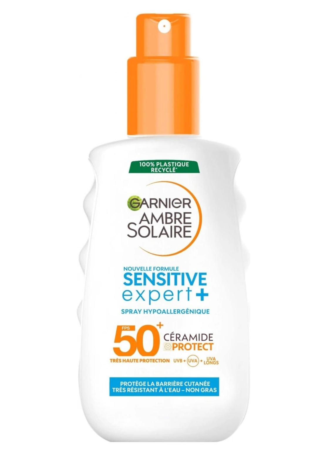 Garnier Ambre Solaire Sensitive Advanced Hypoallergenic Spray voděodolný opalovací sprej SPF50+ 150 ml