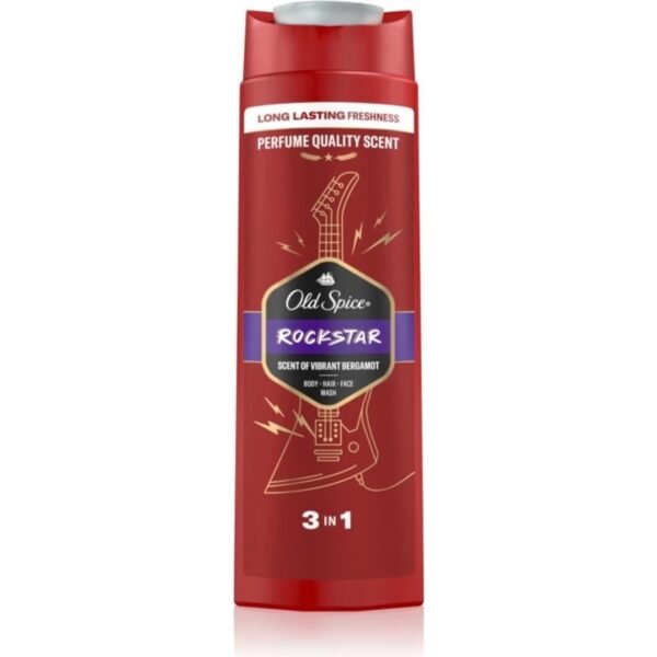 Old Spice Rockstar sprchový gel a šampon 3v1 pro muže 400 ml