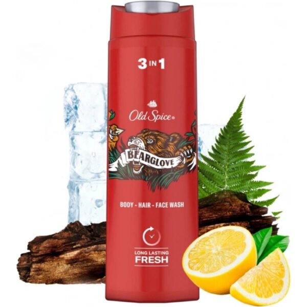 Old Spice Bearglove sprchový gel a šampon 3v1 pro muže 400 ml