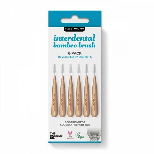 HUMBLE bambus.mezizubní kartáček 0,60mm - 6pcs