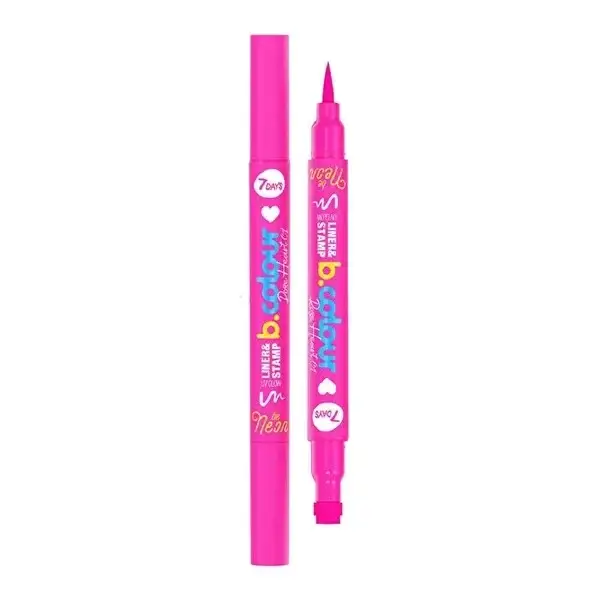 7 Days 7days - linka na obličej a tělo UV glow 01 Rose heart 2ml