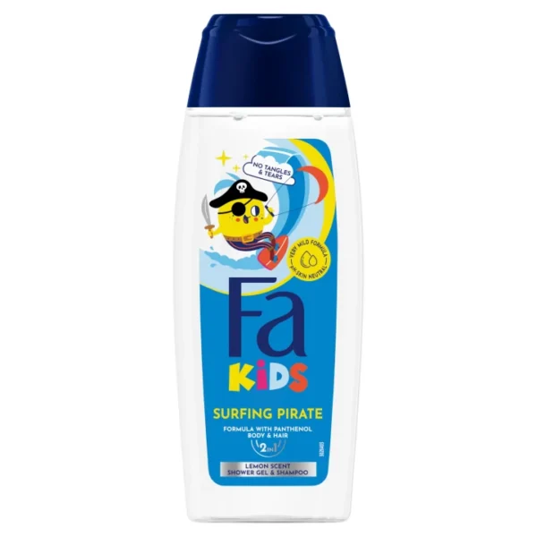 Fa Kids Sprchový gel a šampon 2v1 Surfing Pirate 250 ml
