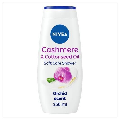 Nivea Cashmere & Cotton Seed Oil sprchový gel 250 ml